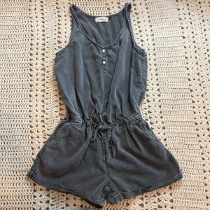 b.original Grey Sleeveless Romper Lightweight 100% Tencel Size Small